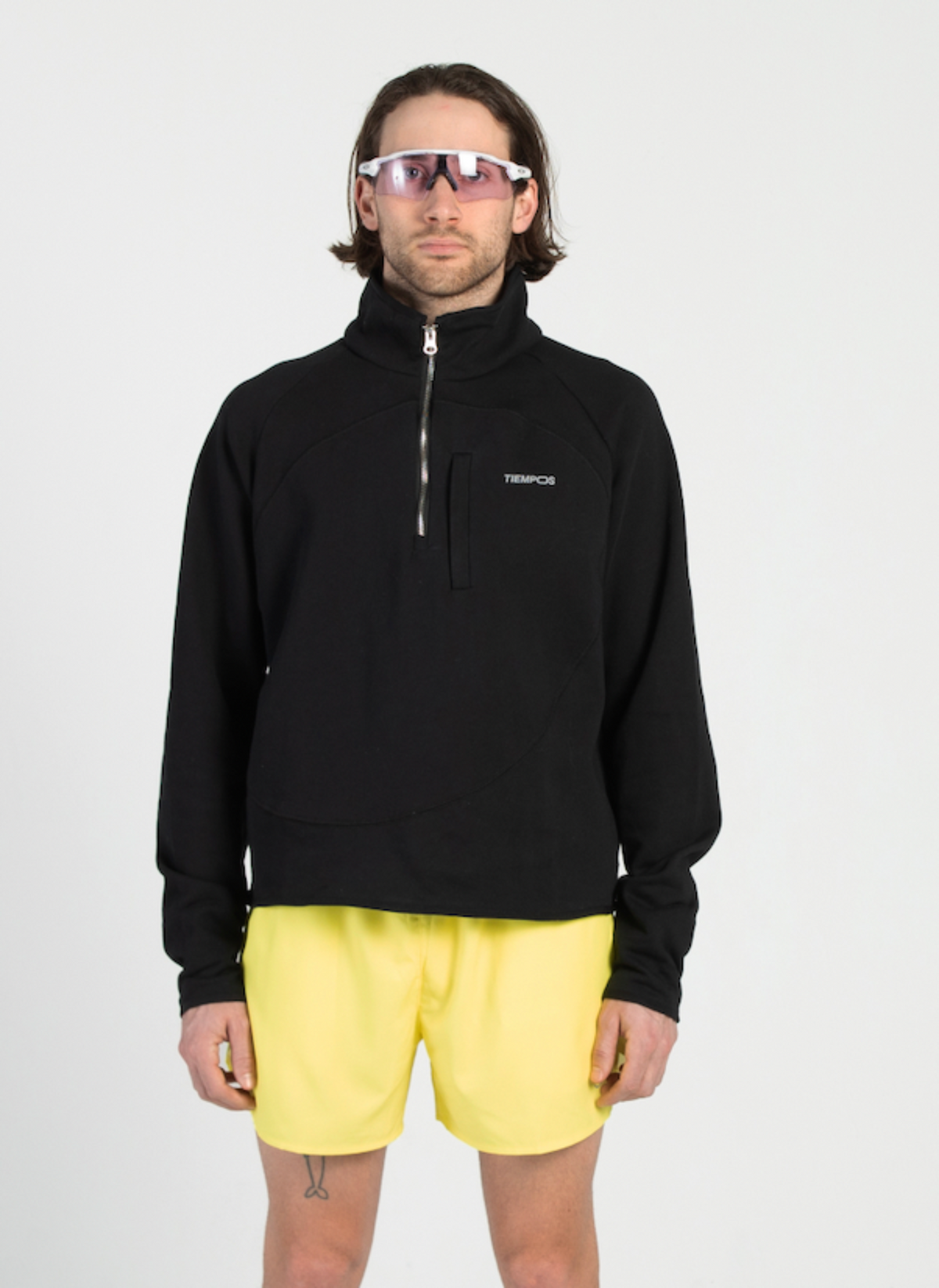 TIEMPOS Spotted Half-Zip
