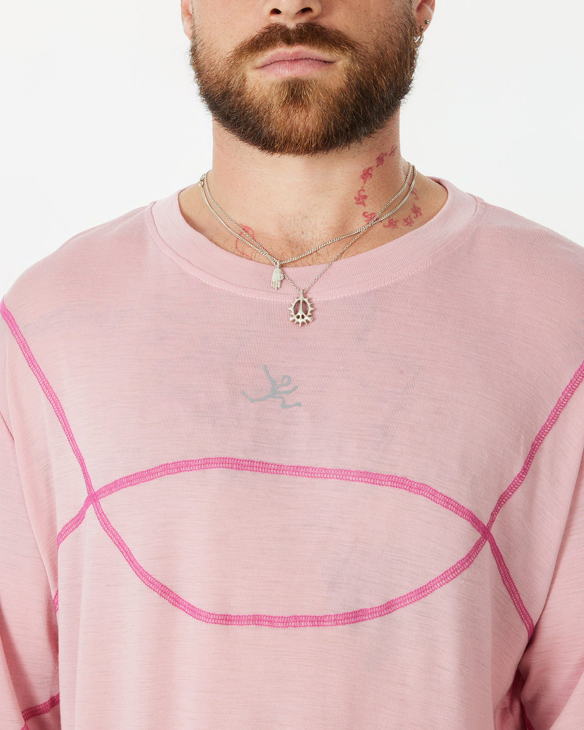 Merino Wool Spotted Long Sleeve