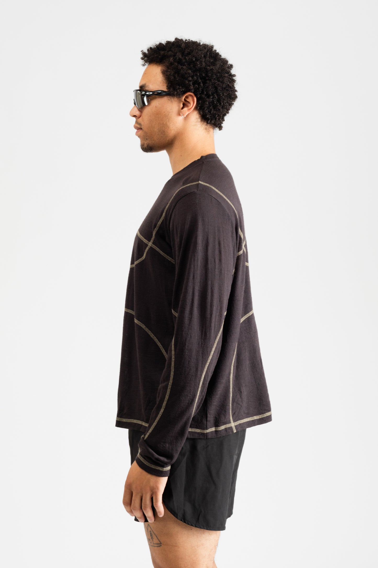 Merino Wool Spotted Long Sleeve
