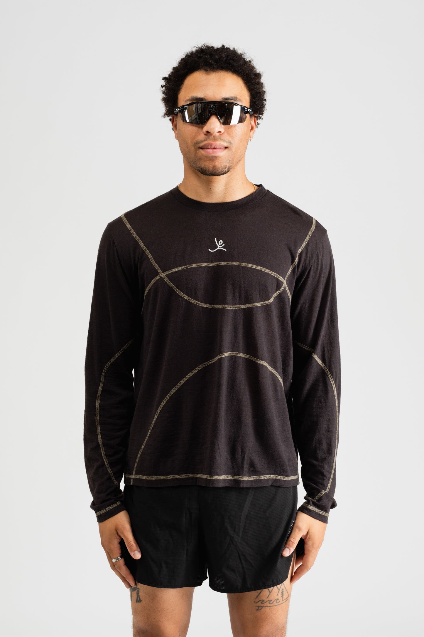 Merino Wool Spotted Long Sleeve