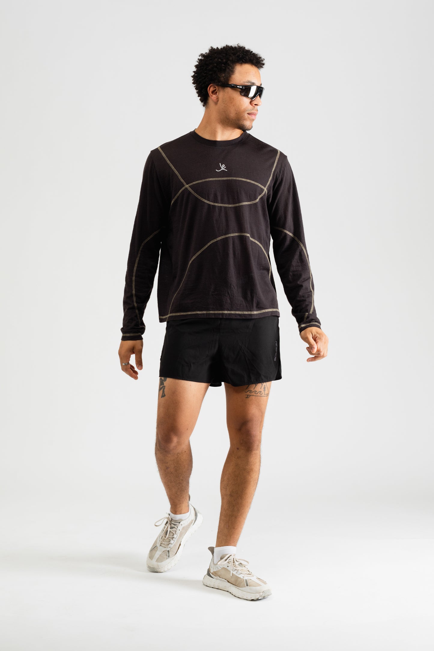 Merino Wool Spotted Long Sleeve