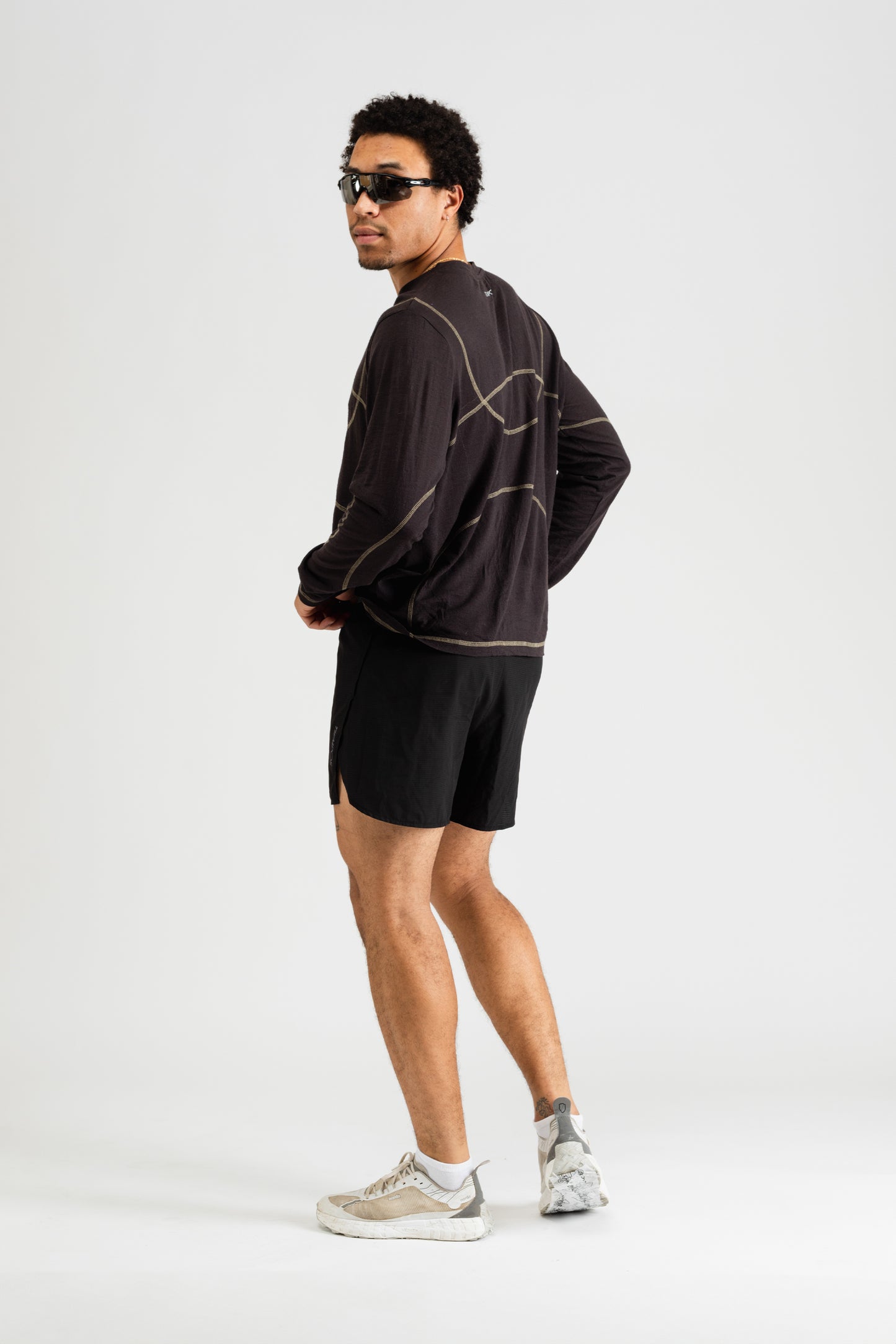 Merino Wool Spotted Long Sleeve