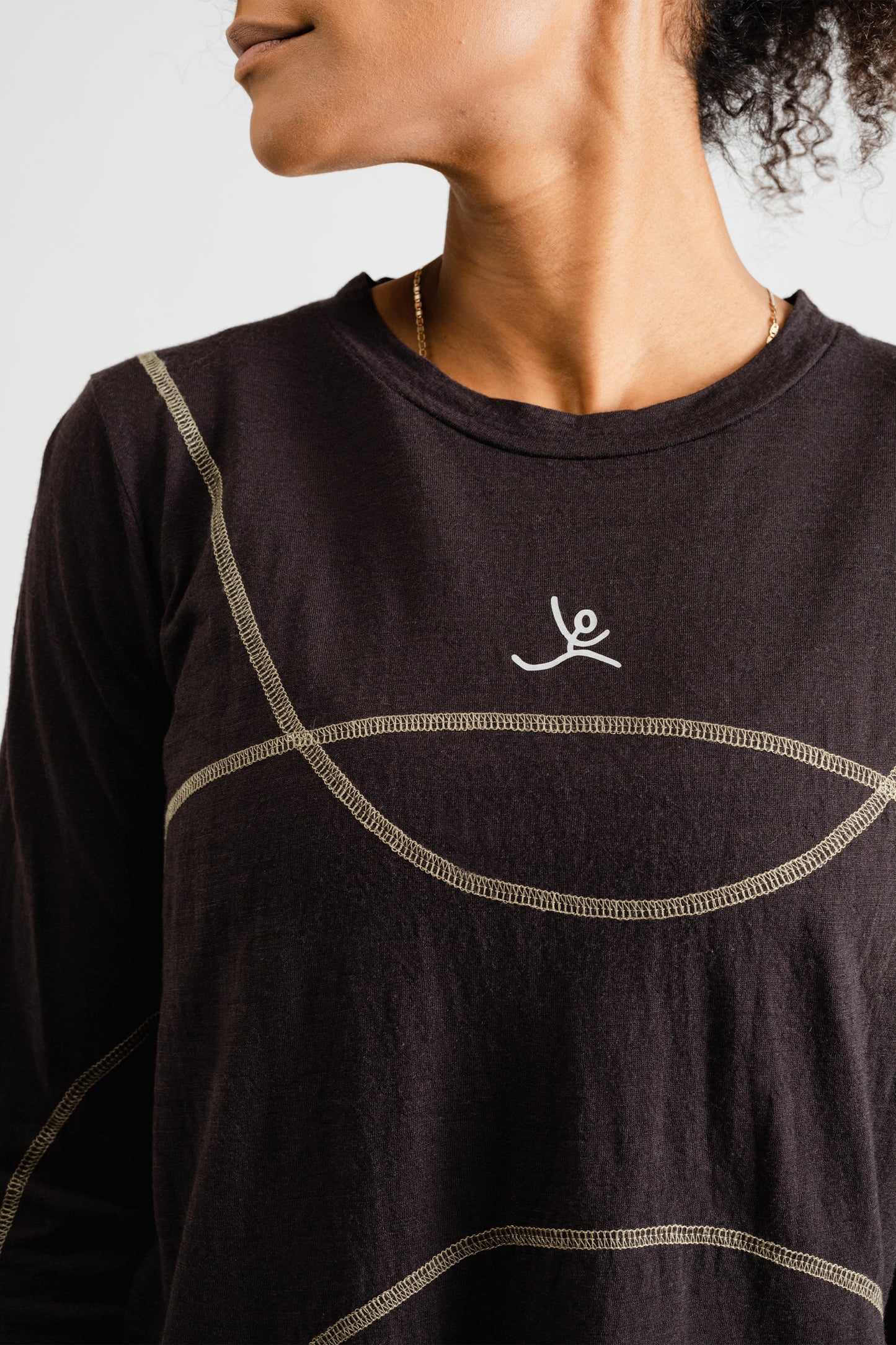 Merino Wool Spotted Long Sleeve