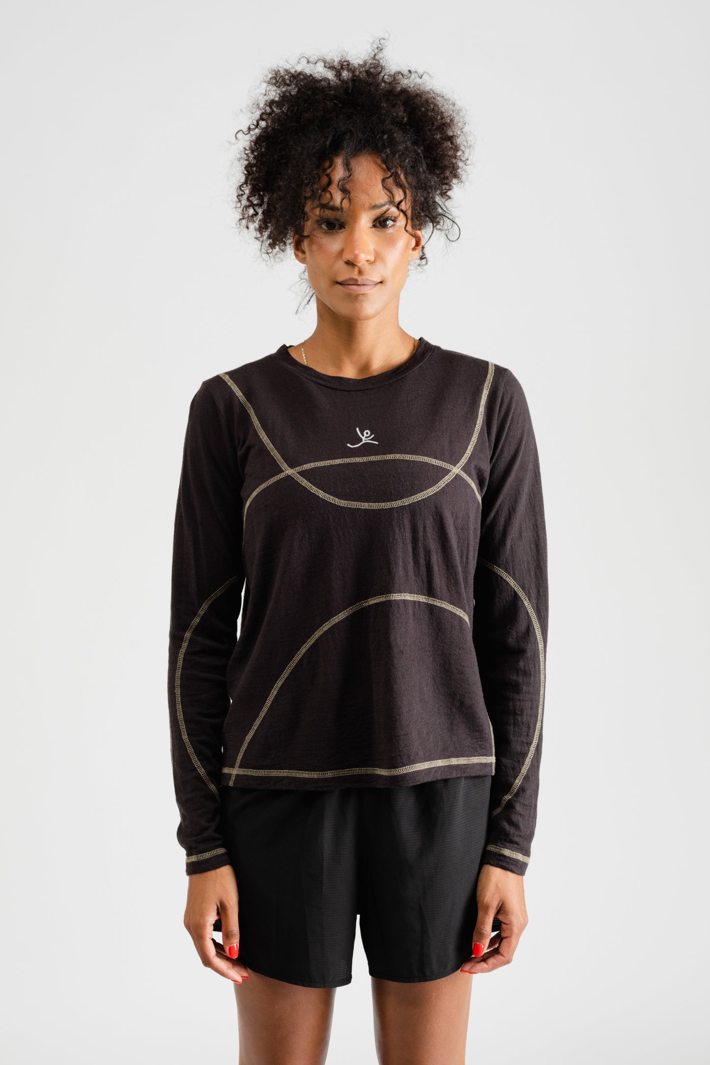 Merino Wool Spotted Long Sleeve