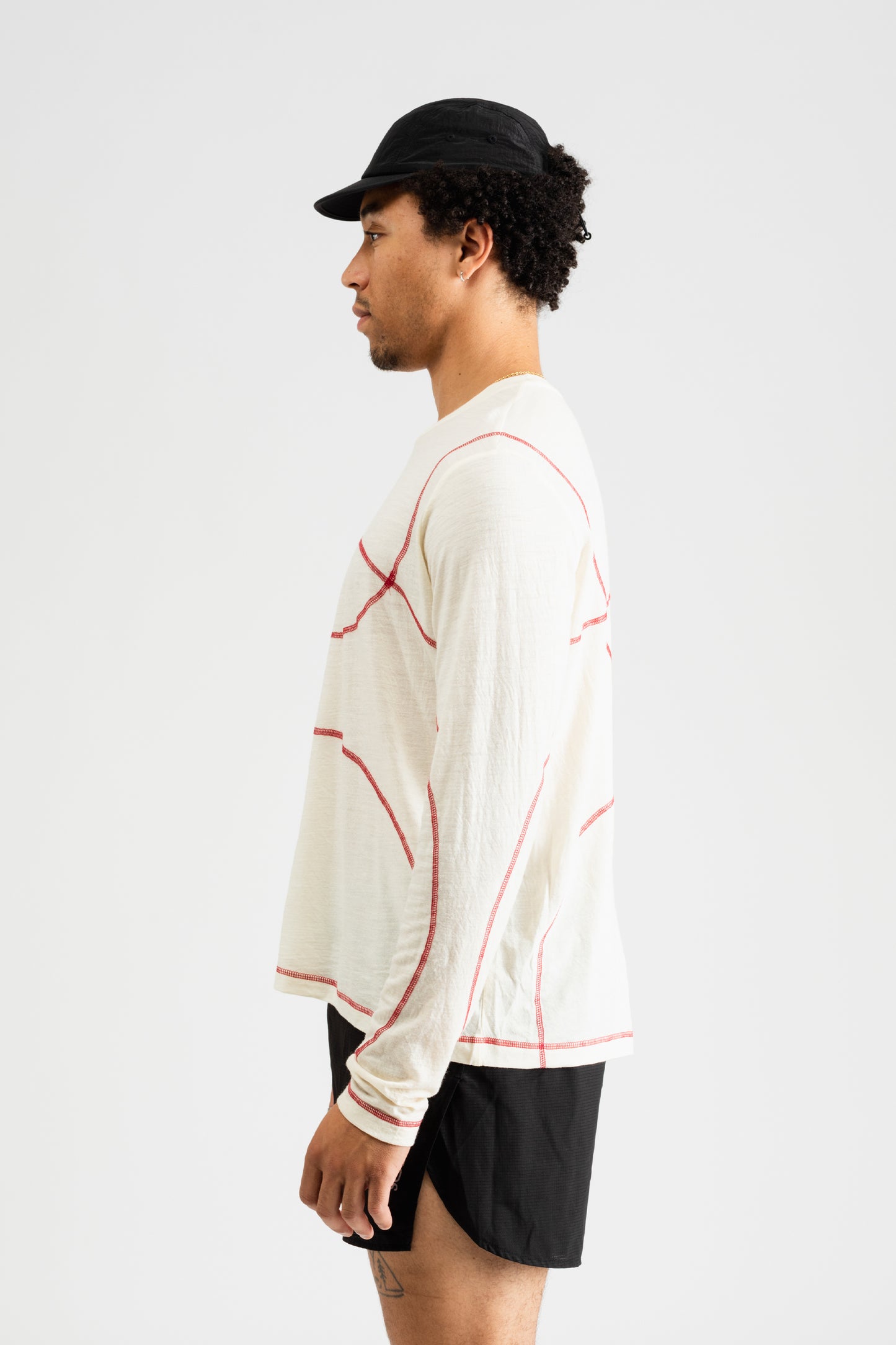 Merino Wool Spotted Long Sleeve