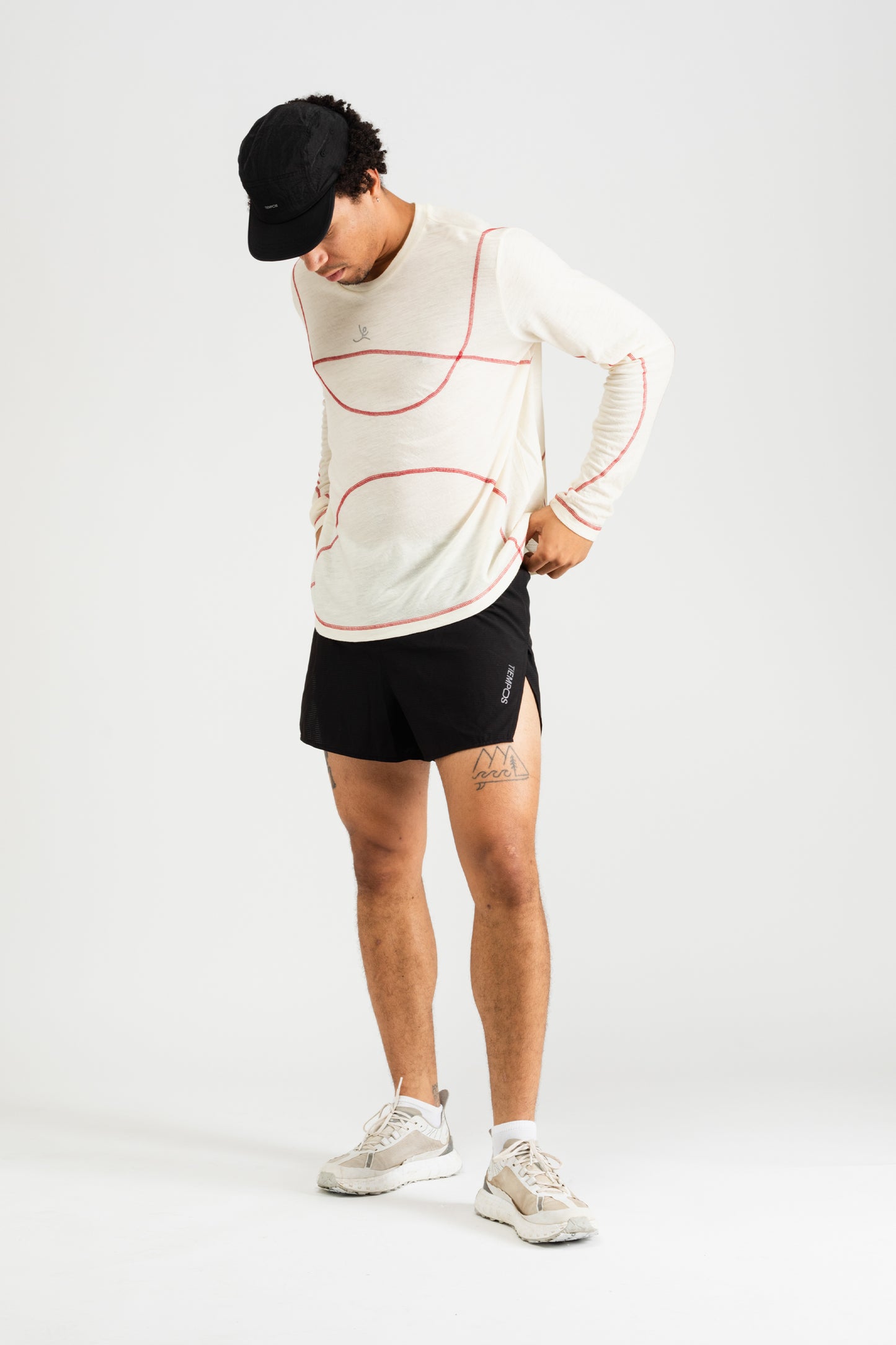 Merino Wool Spotted Long Sleeve