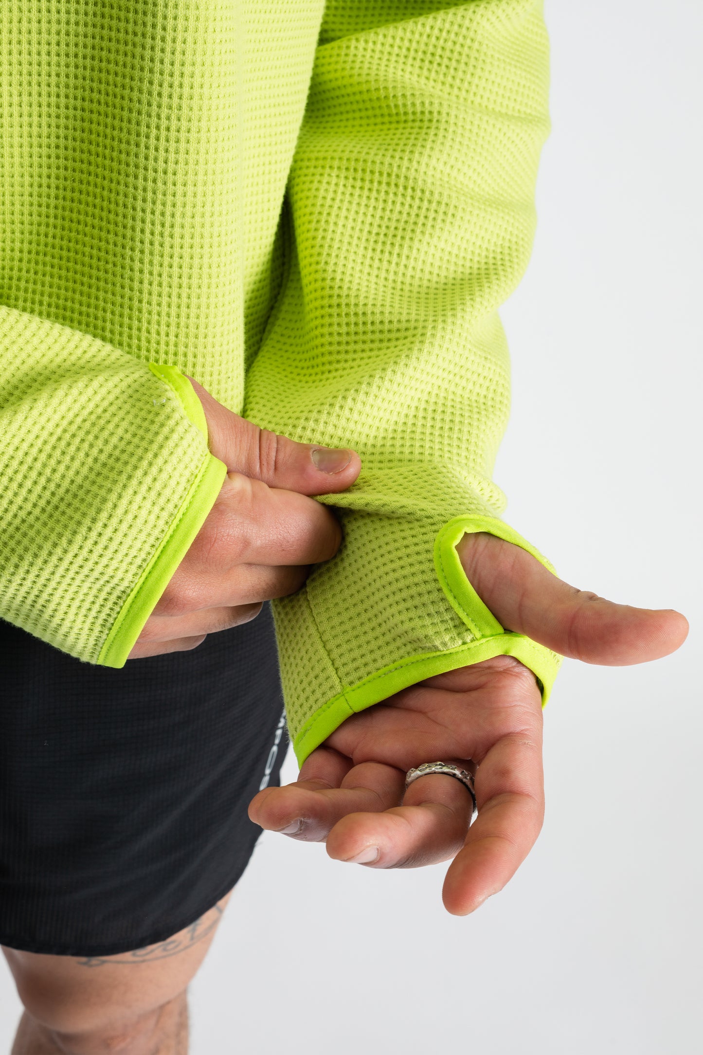 TIEMPOS™ Organic Cotton Waffle Long Sleeve