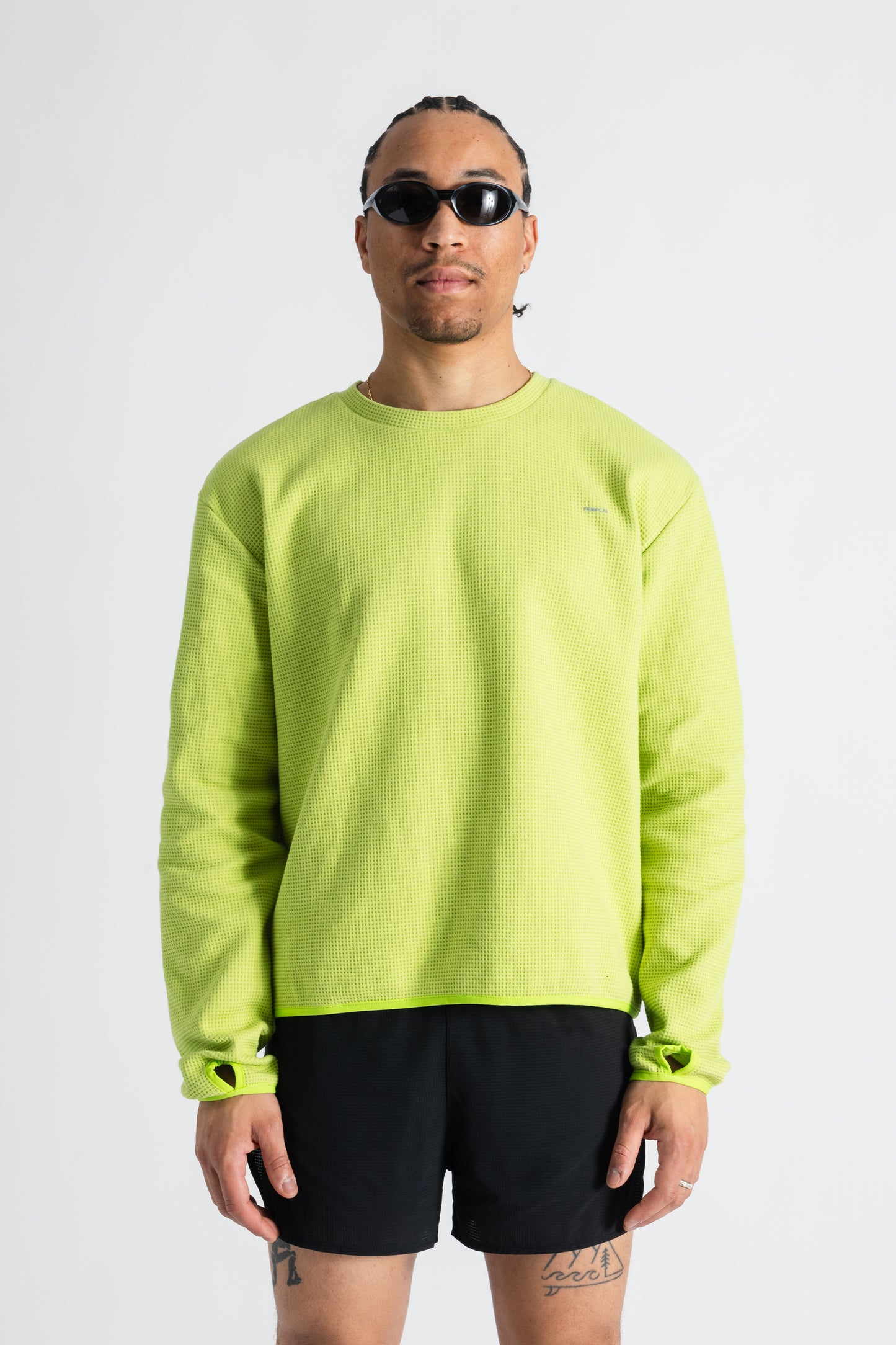 TIEMPOS™ Organic Cotton Waffle Long Sleeve