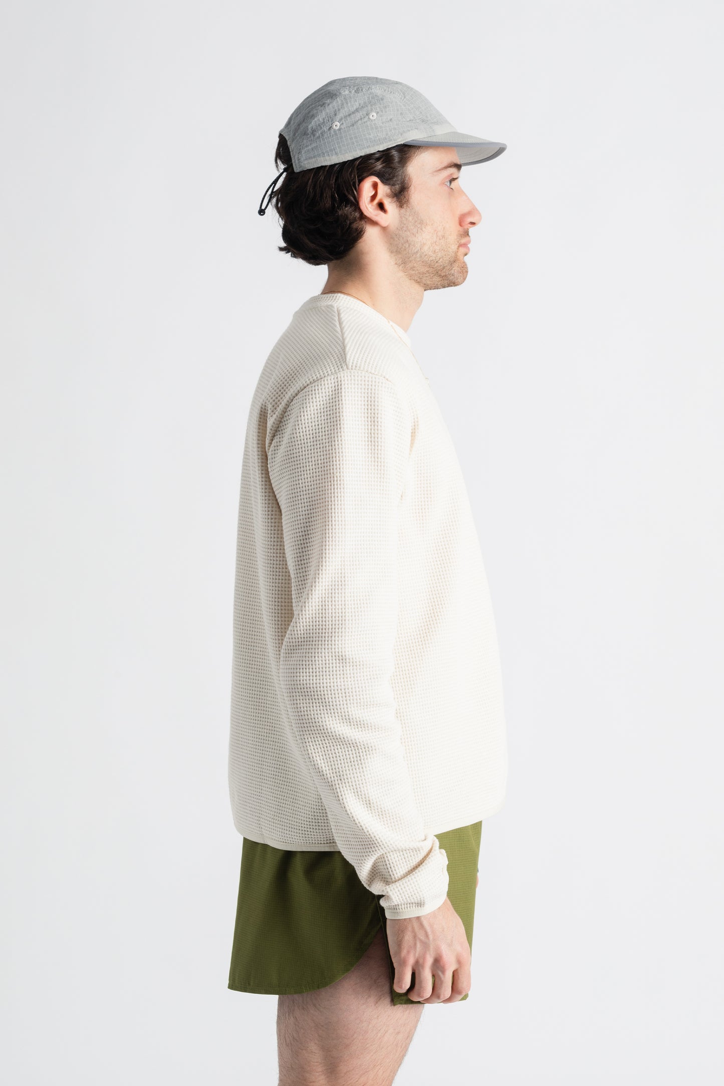 TIEMPOS™ Organic Cotton Waffle Long Sleeve