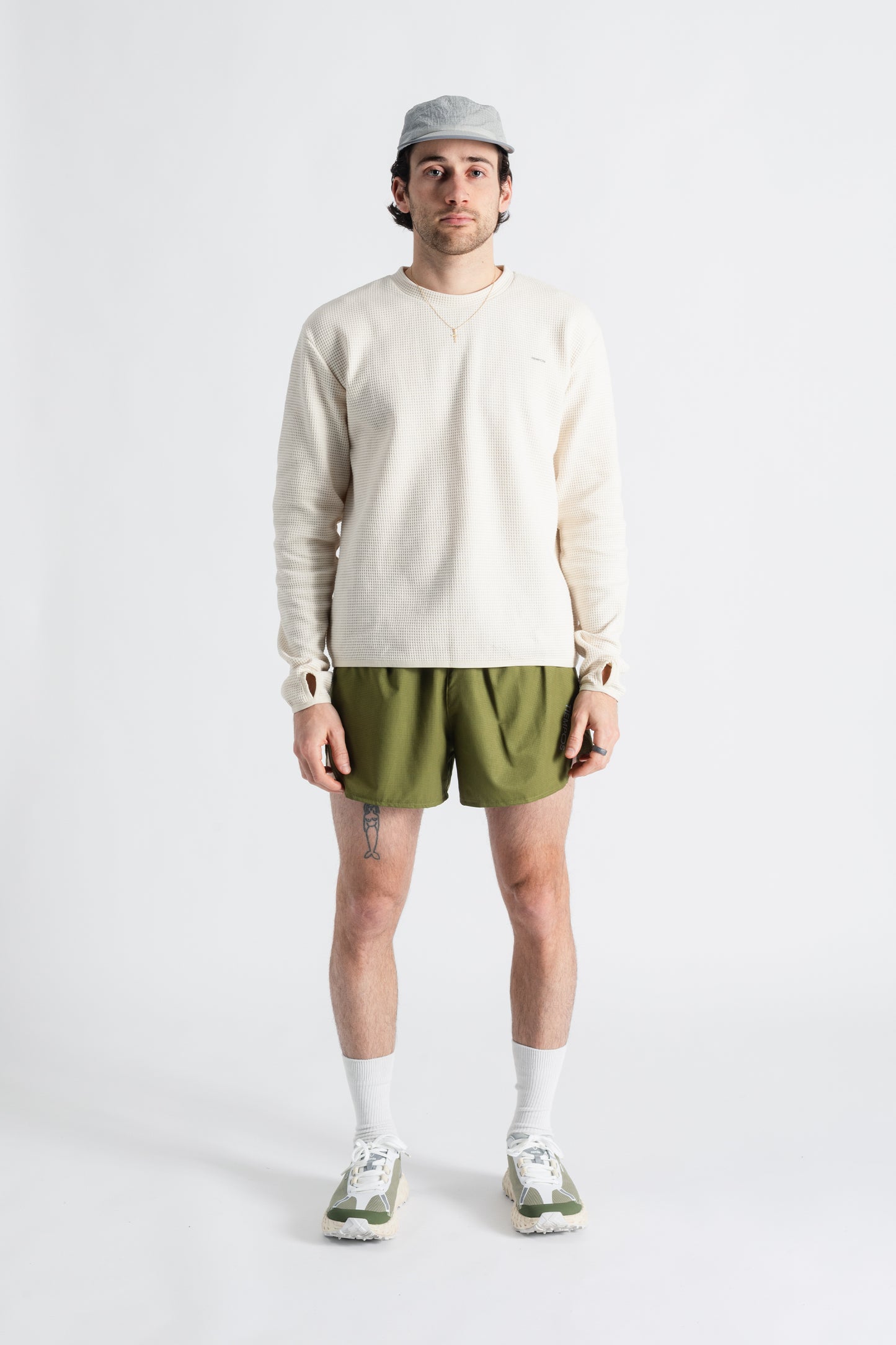 TIEMPOS™ Organic Cotton Waffle Long Sleeve