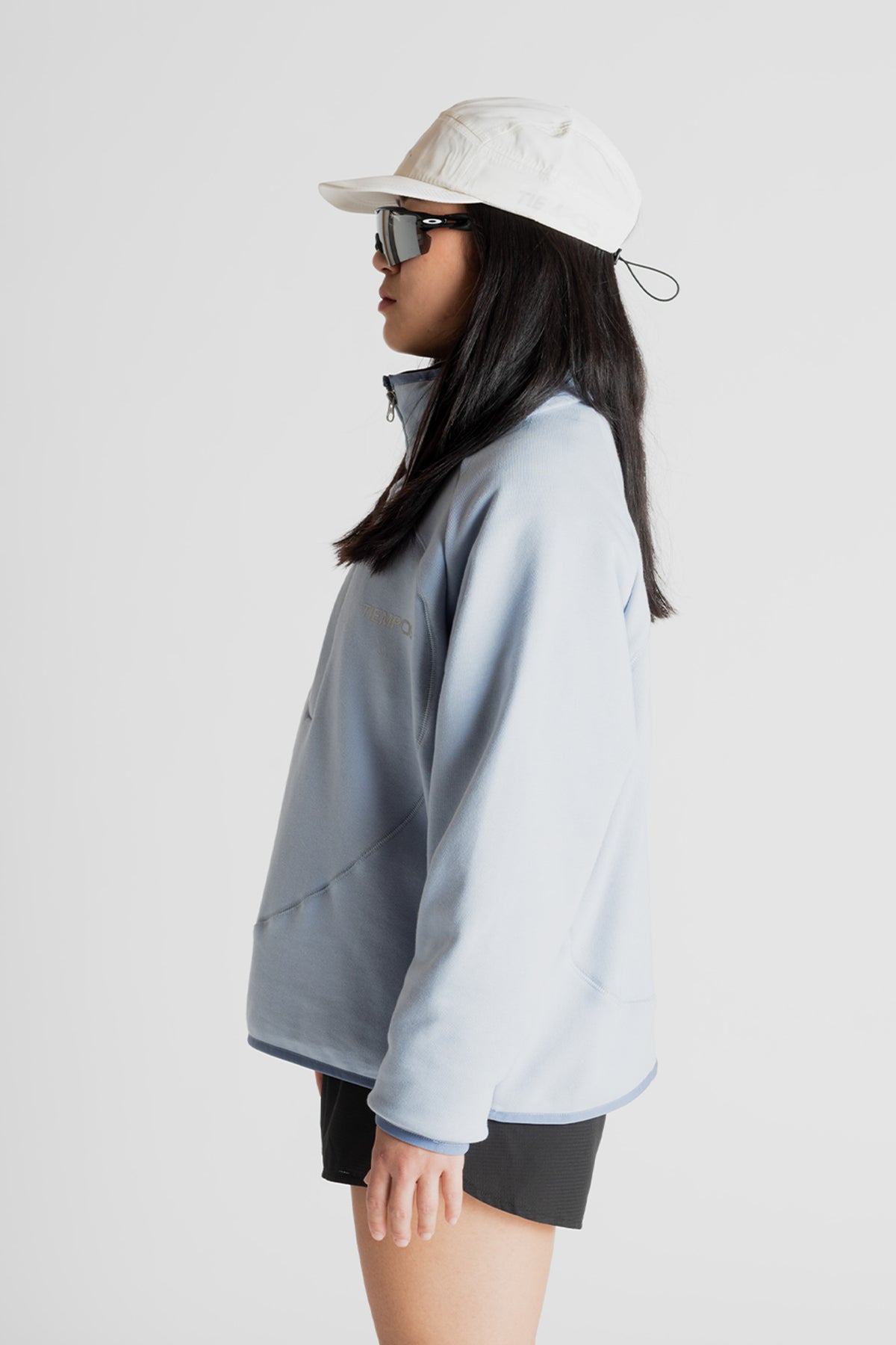 TIEMPOS Spotted Half-Zip
