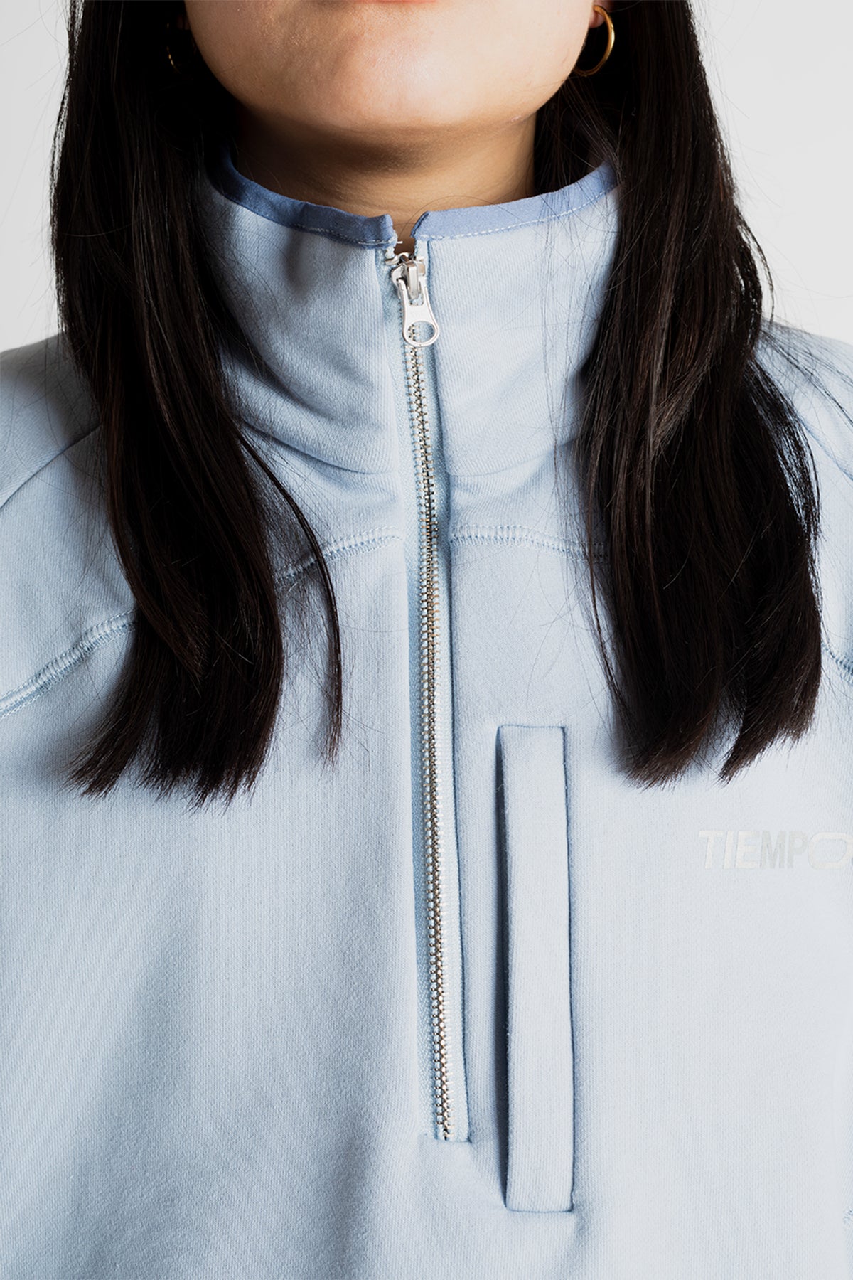 TIEMPOS Spotted Half-Zip