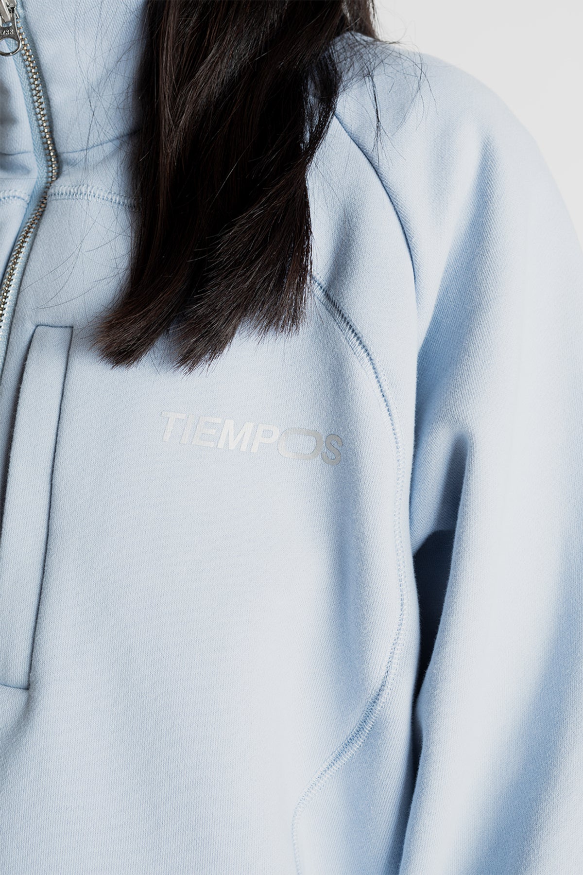 TIEMPOS Spotted Half-Zip