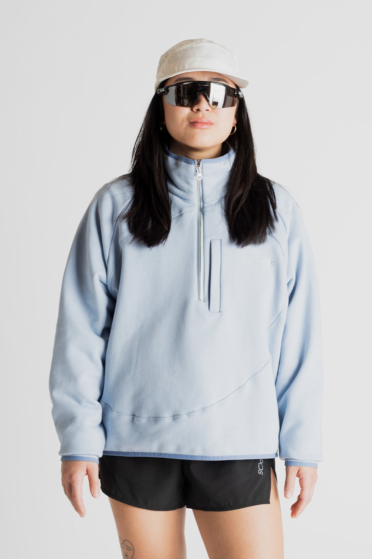 TIEMPOS Spotted Half-Zip