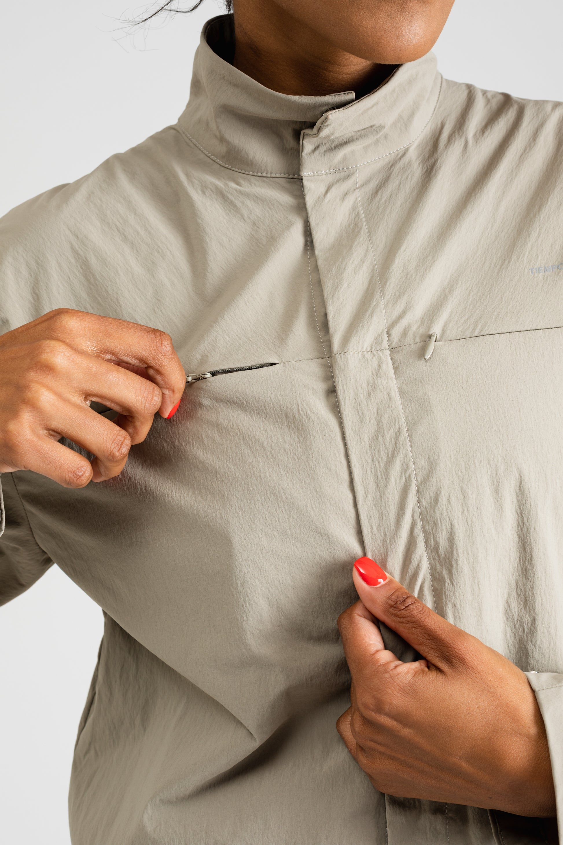 TIEMPOS Windbreaker Shirt