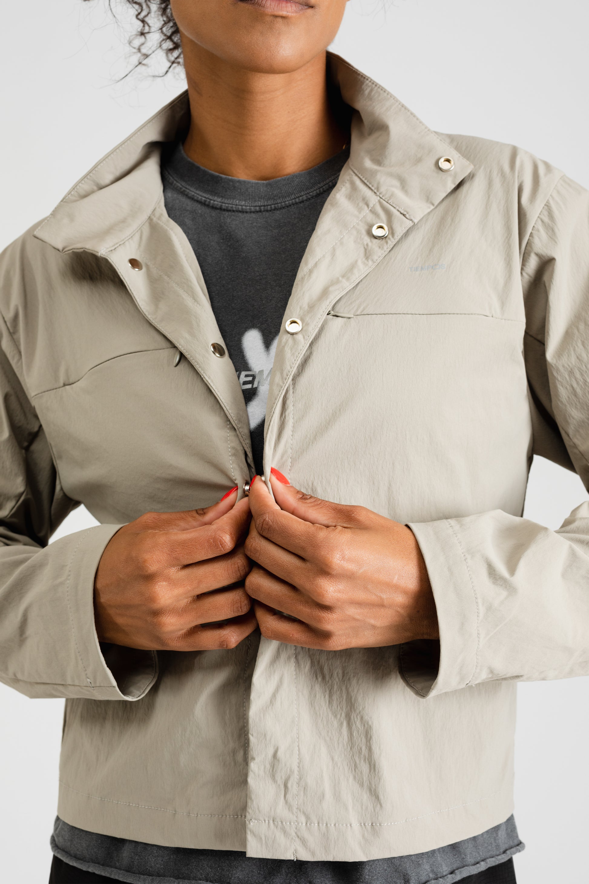 TIEMPOS Windbreaker Shirt