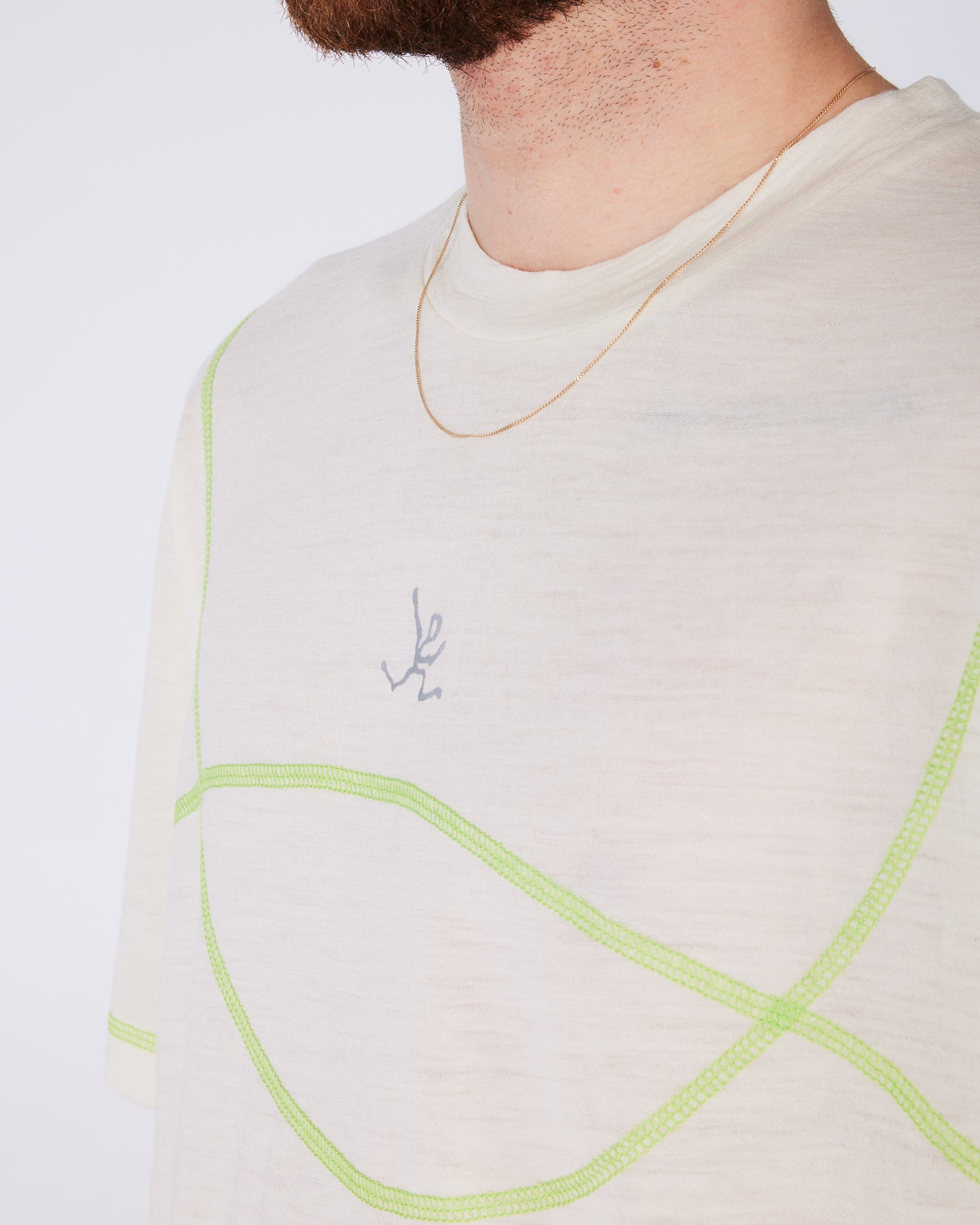 Merino Wool Spotted T-Shirt