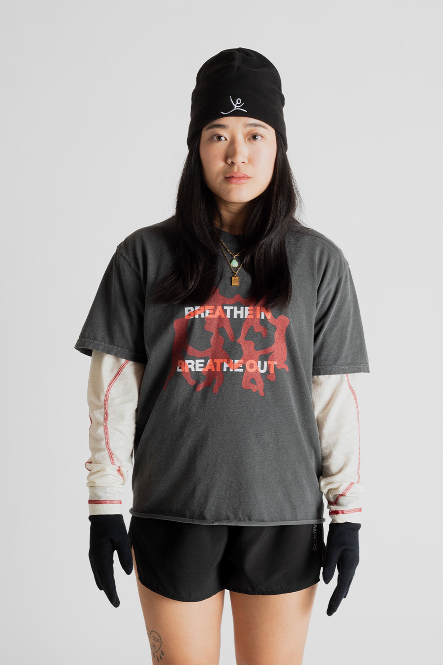 TIEMPOS Breathe in Breathe Out T-Shirt