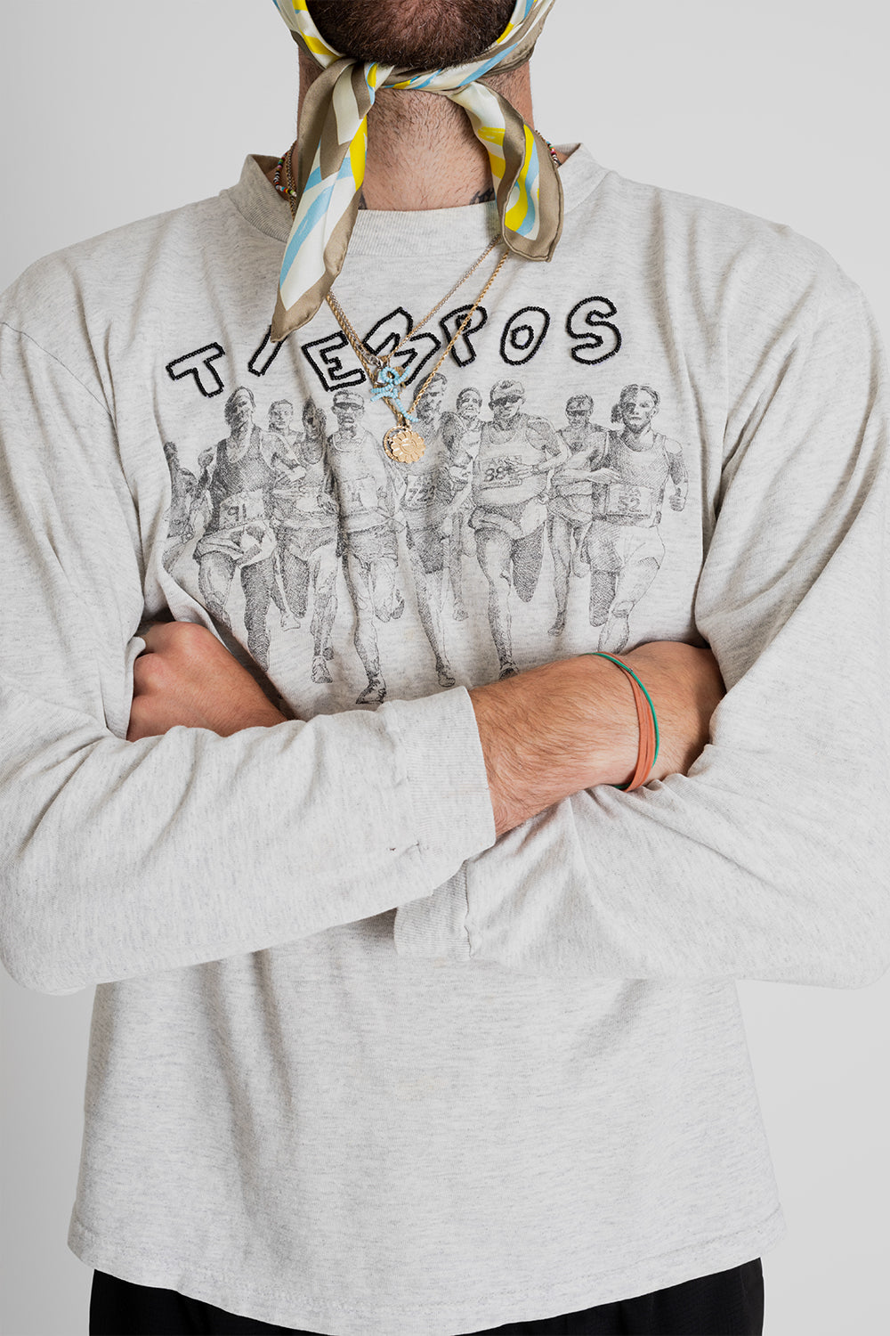 Vintage 'AKA Sport' TIEMPOS reworked Long Sleeve Shirt